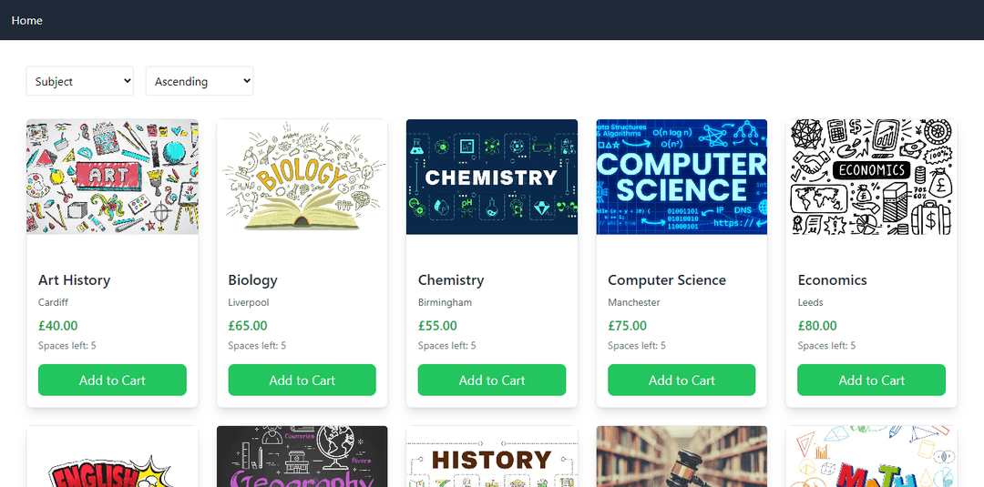 Lessons App